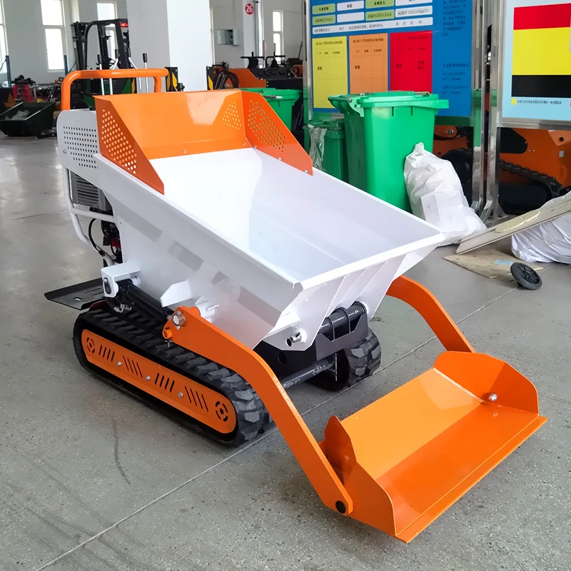 Customized Articulated Mini Dumper Truck Small Mini Truck Dumper Gasoline Hydraulic Crawler Mini Dumper Truck