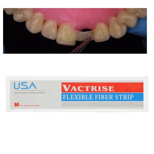 Tira de fibra de vidrio Dental, retenedor de banda de diente suelto, unión de curado ligero, férula Vactrise, Material de odontología