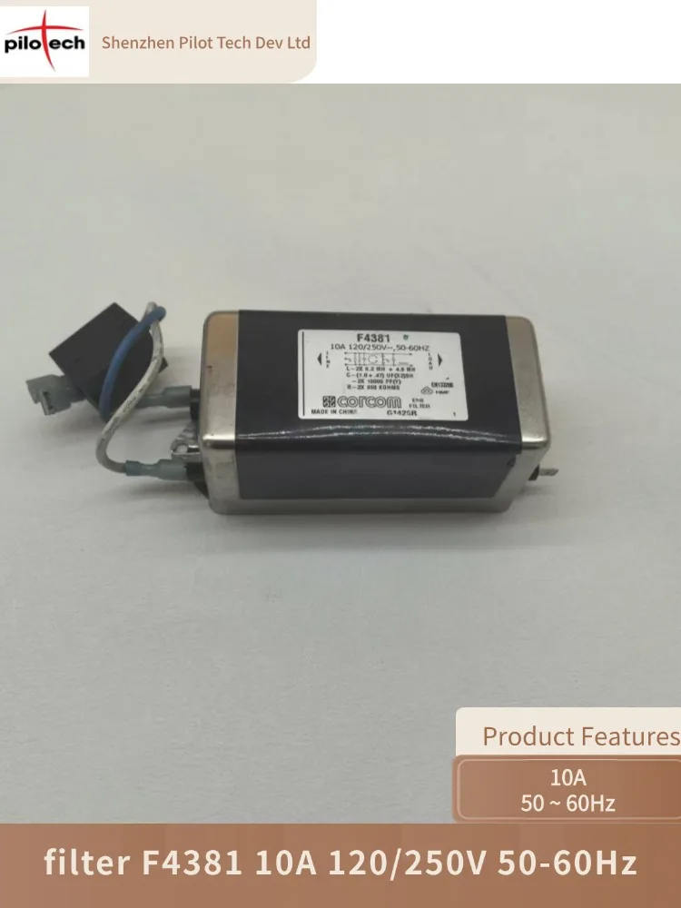 

filter F4381 10A 120/250V 50-60Hz