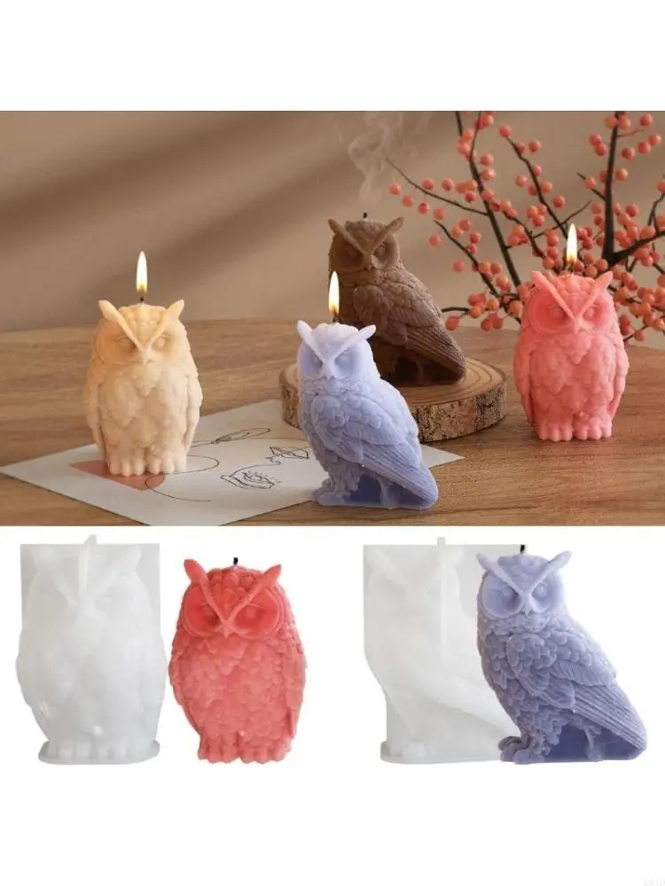 

Силиконовая свеча изготовления формы Силиконовые ремесленные формы формы формы совы