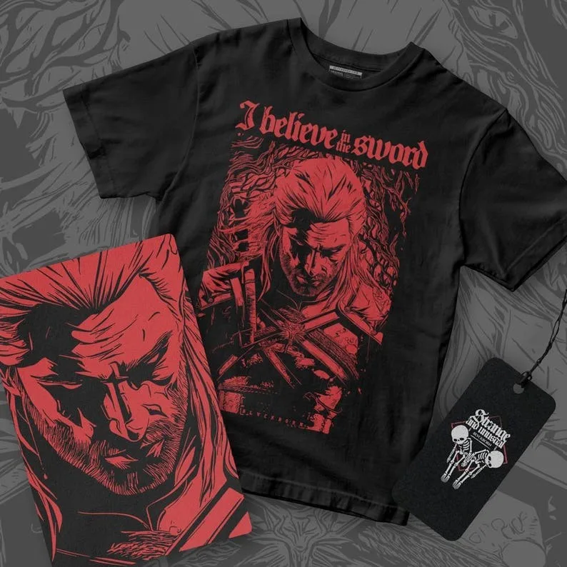 

I Believe In The Sword cotton shirt All Size Unisex T-Shirt