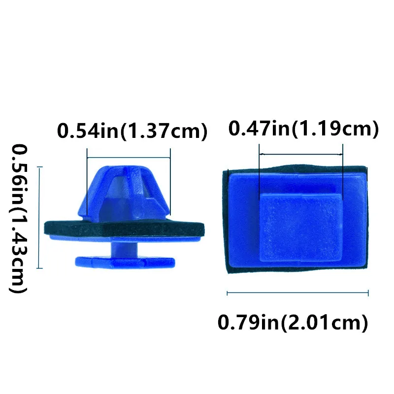 10/20Pcs Car Side Moulding And Door Trim Clips For Kia For Hyundai 87756-1F000 For Hyundai For Santa Fe 2013-On For Kia Sportag