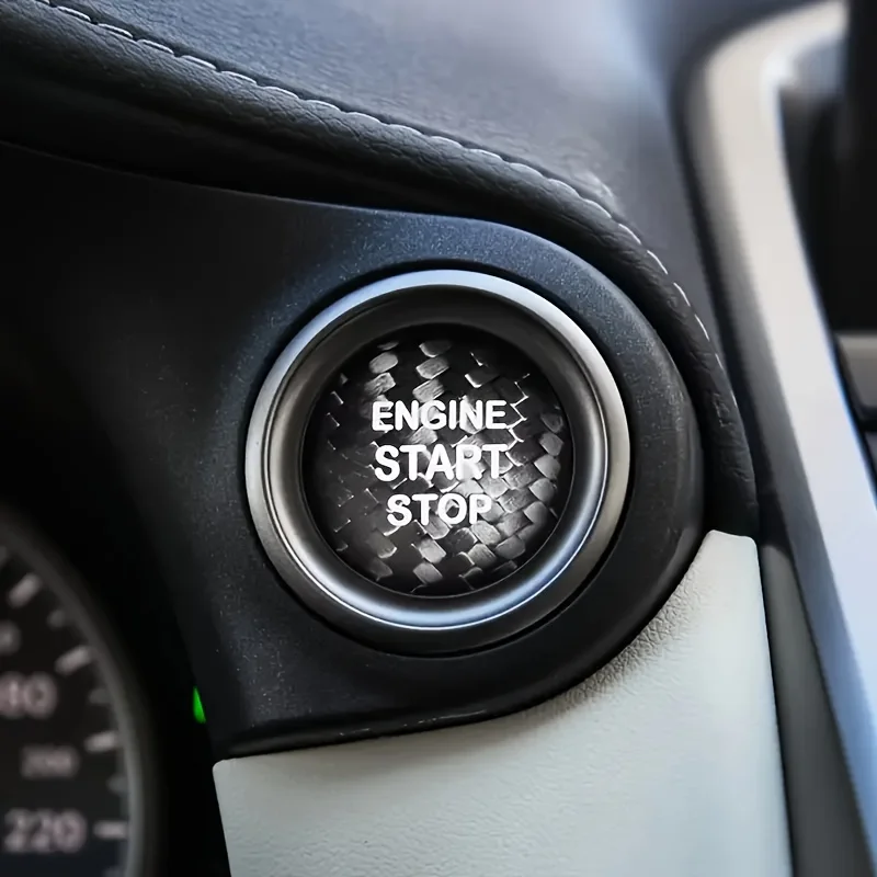 

Carbon Fiber Engine Start Stop Button Switch Cover For Lexus ES GS NX RX LS LX IS RC One-Start Protector Sticker Car Accessories