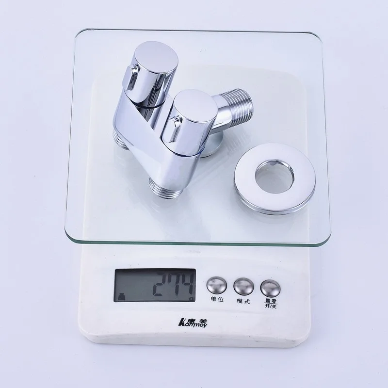 Double Outlet Angle Valve Wall-mounted Double Outlet Bidet Toilet Accessories Hygienic Shower Toilet Bidet Sprayer Shower Head