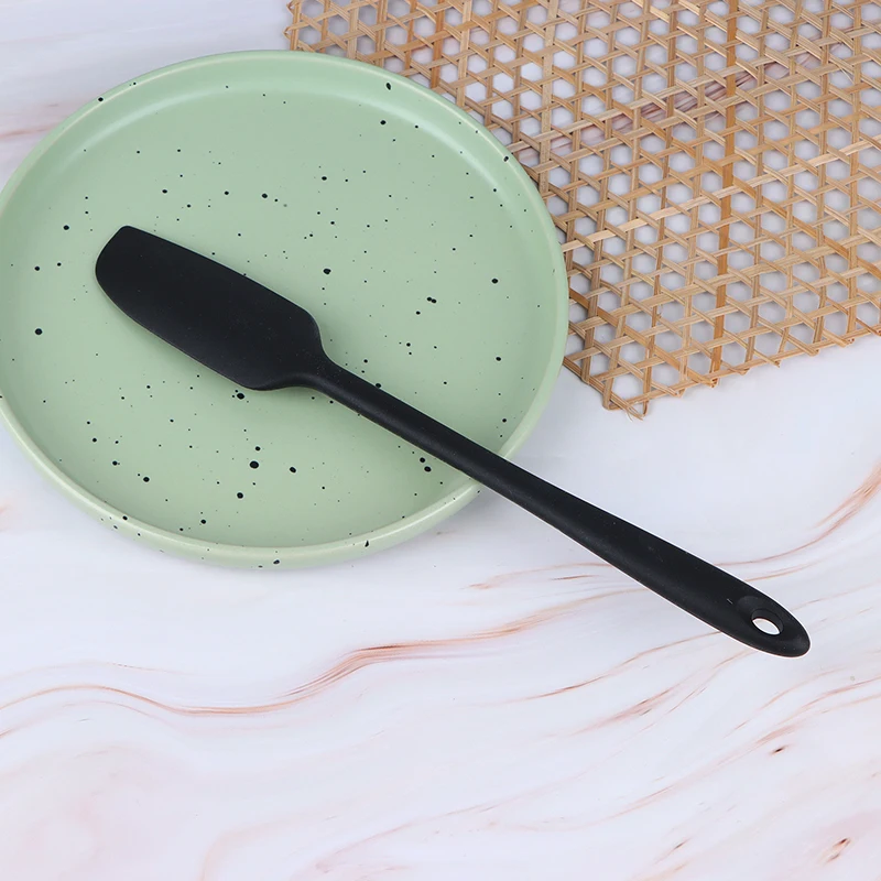 

1Pc Long Handle Silicone Spatula Heat Resistant Flexible Non-Stick Slim Spatula DIY Cake Cream Scraper Baking Tool