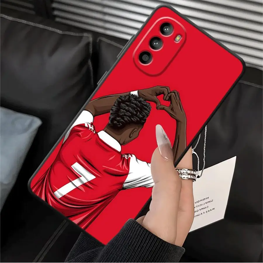 حافظة لهاتف هواوي P30 P20 Pro P20 Lite 2018 P20 P40 Lite P Smart 2019 غلاف ناعم أسود نجم كرة القدم الرائع