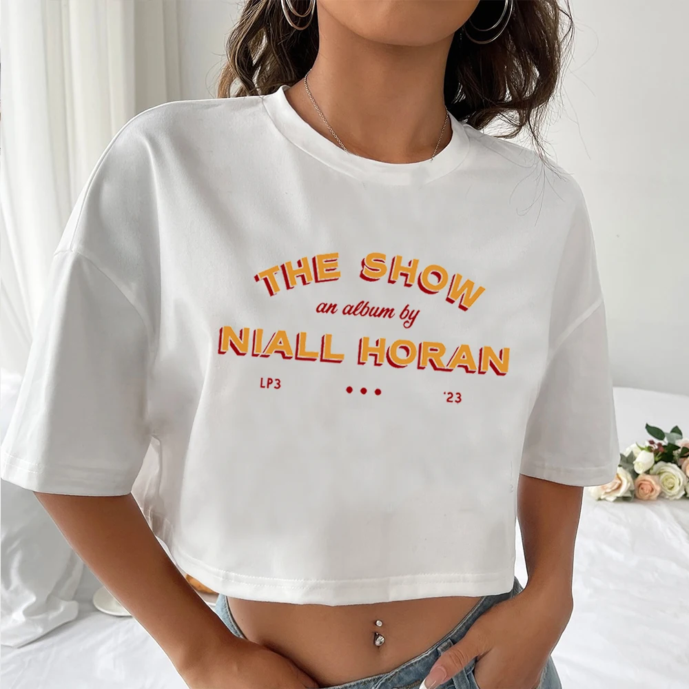 Укороченная футболка Niall Horan The Show 2024, футболка Niall Horan Merch Fan Gift Harajuku с круглым вырезом и короткими рукавами, кроп-топы Укороченная футболка Niall Horan The Show 2024, футболка Niall Horan Merch Fan Gift Harajuku с круглым вырезом и короткими рукавами, кроп-топы