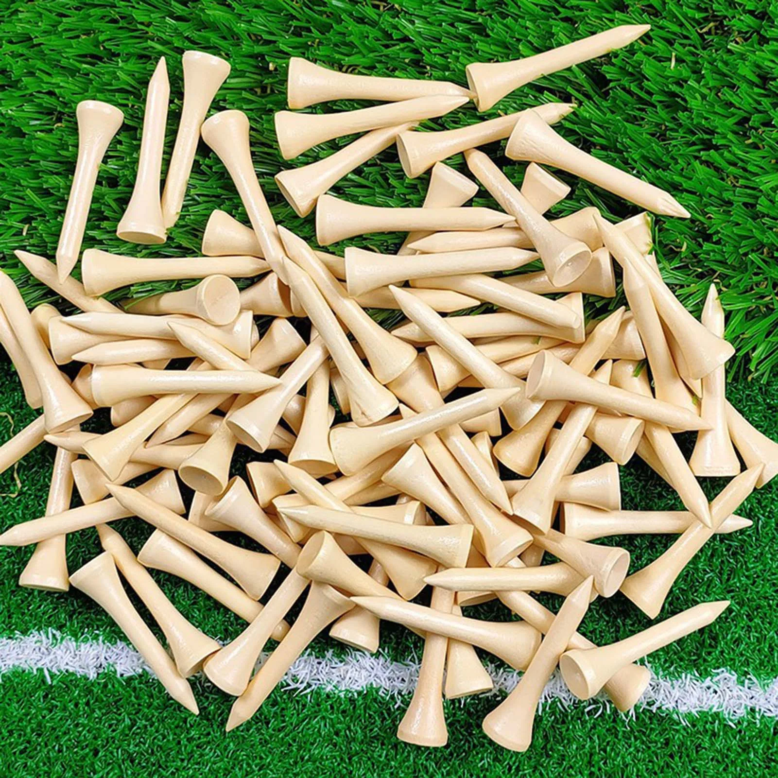 100pcs Wooden  Practical Design Serviceable Craftsmanship Tee Essential Accessory for Golf