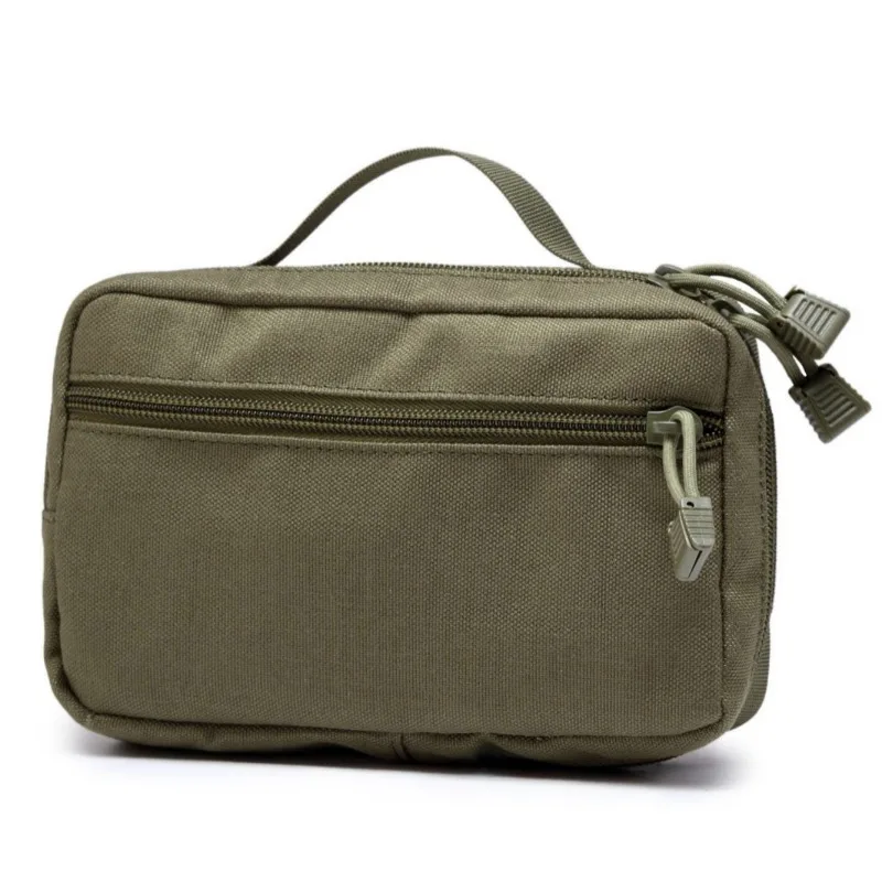 1-unidade-bolsa-de-armazenamento-utilitaria-de-nylon-caqui-solido-simples-com-ziper-duplo-leve-para-viagem-ao-ar-livre-ferramentas-de-reparo-mini-bolsa-de-mao