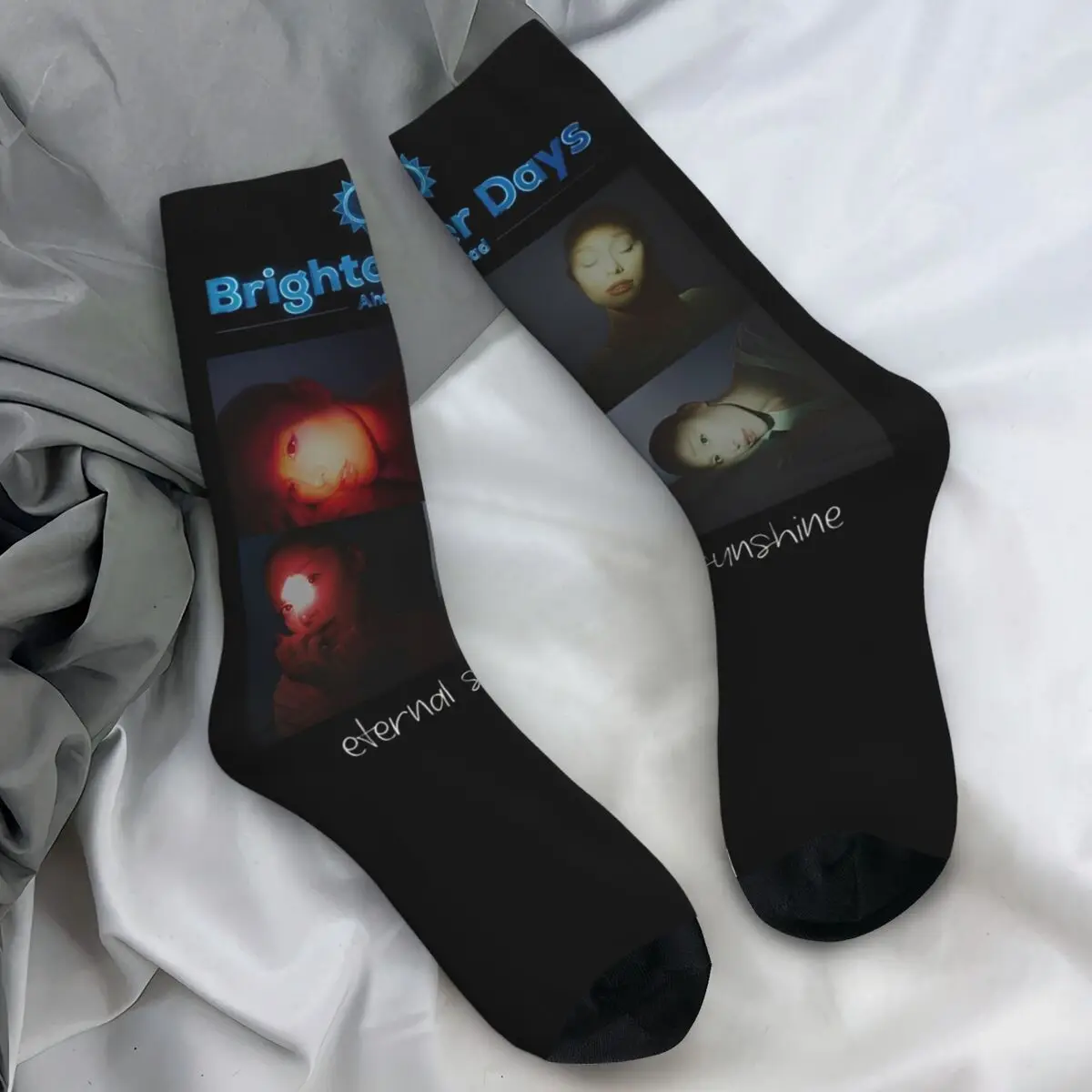 

Носки Ariana Grande Eternal Sunshine Brighter Days Ahead, зимние чулки, носки для пар, узор, нескользящие носки для спорта на открытом воздухе