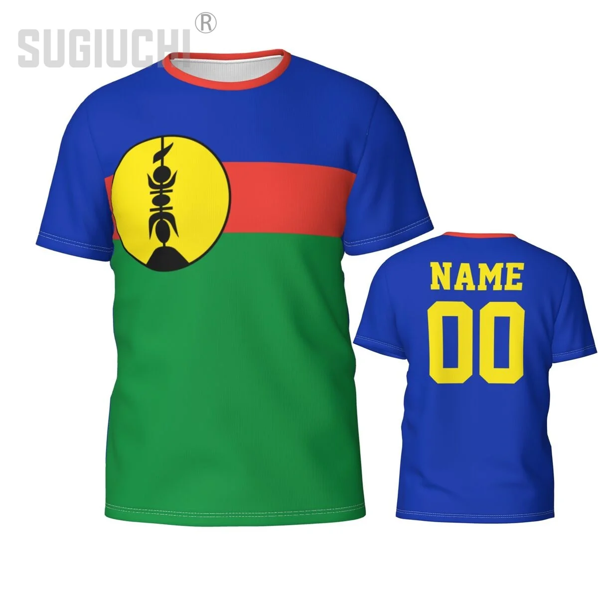 Custom Name Number New Caledonia Flag 3D T-shirts For Men Women Tees team Clothes Soccer Football Fans Gift T shirt