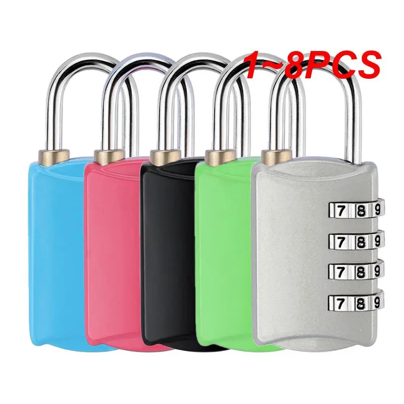 수하물 지퍼 가방 배낭 핸드백 가방 서랍용 휴대용 자물쇠, 1-8 개 숫자 다이얼 조합 코드 번호 잠금