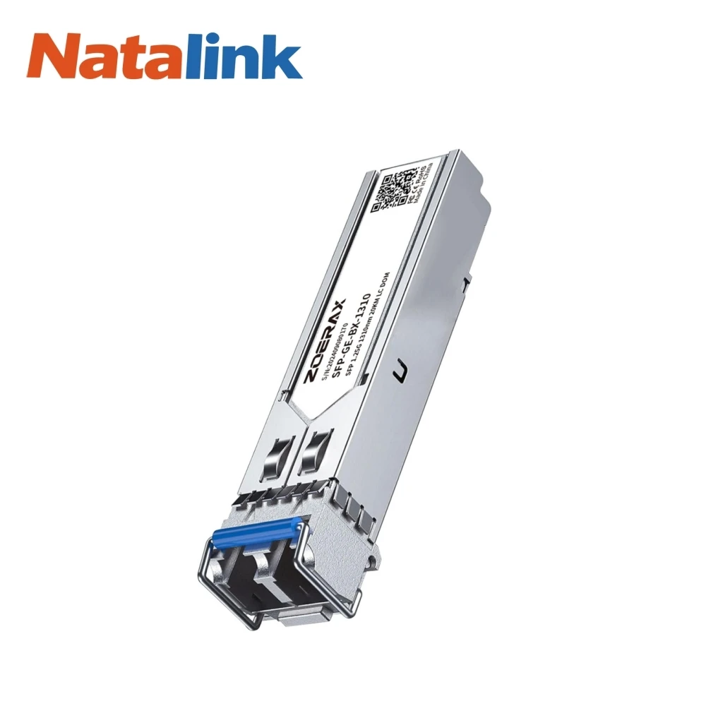 Natalink 1.25G LC SFP Single-mode Duplex Optic Module 1000 Base LX 1310nm up to 20km DDM LC Gigabit SFP Fiber Transceiver Module