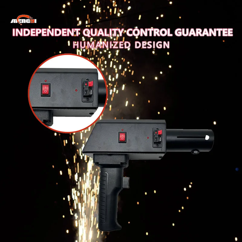 New Style Wholesale Price Black Cold Fountain  Wedding Machine Plastic Cold Pyro Firing Machine Cold Pyro Firing Gun