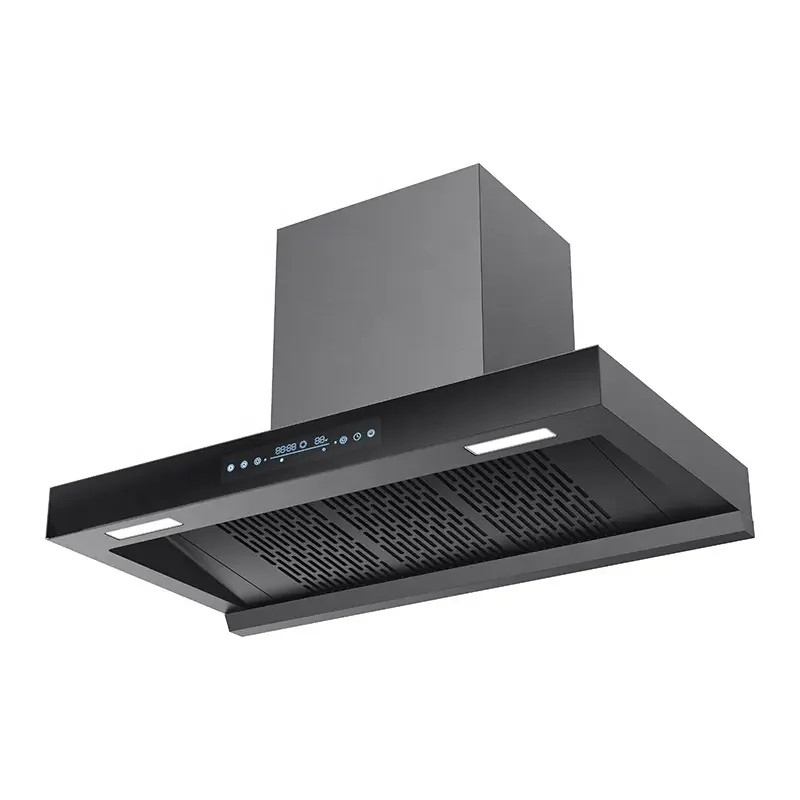 Hot Sale T-Shape Range Hood with Slim Touch Control Auto Clean for Kitchen for Hotel Home Use