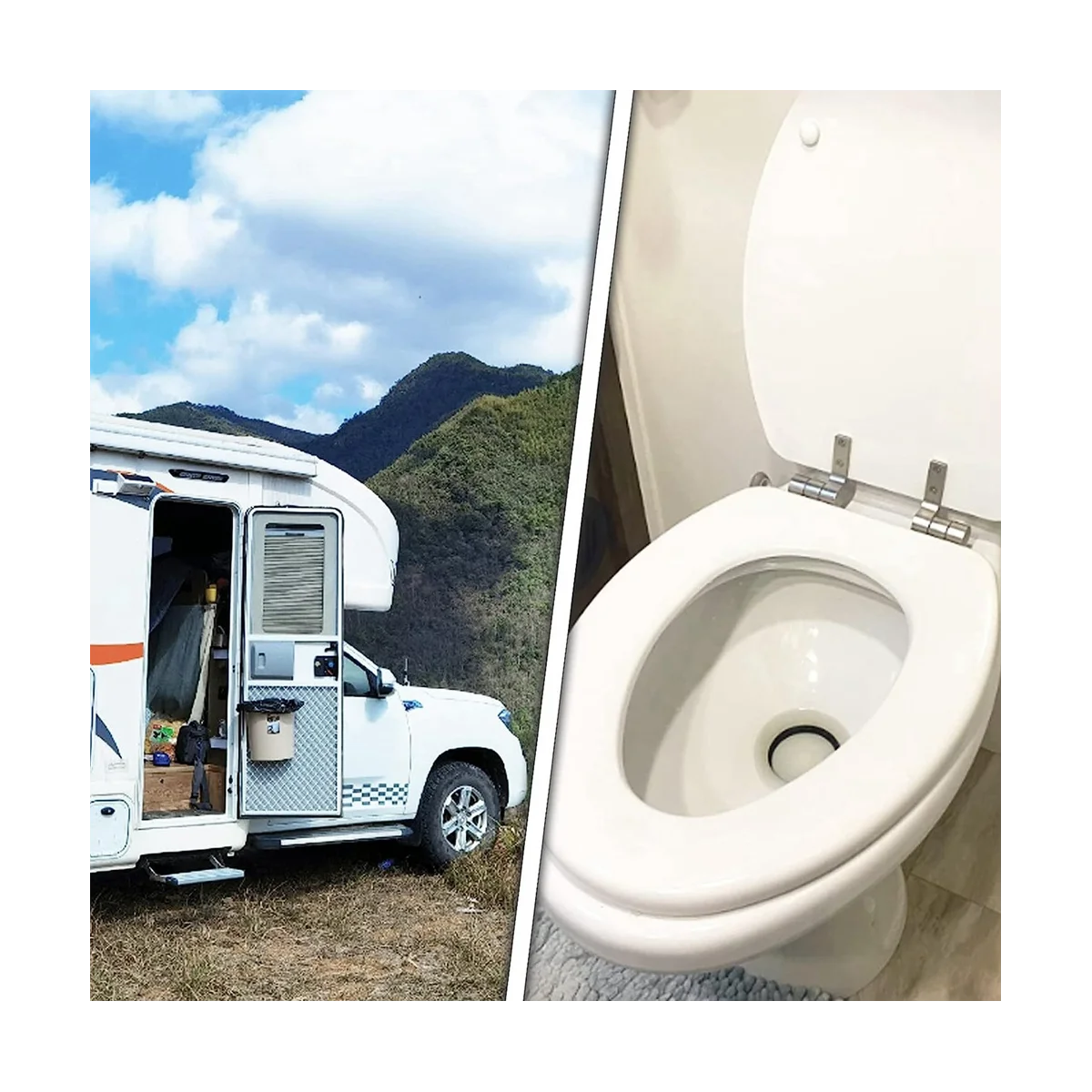 3Pcs Toilet Flush Ball Seal 385311658 for Dometic RV 300 310 320 301 Motorhome Camper Trailer Toilets