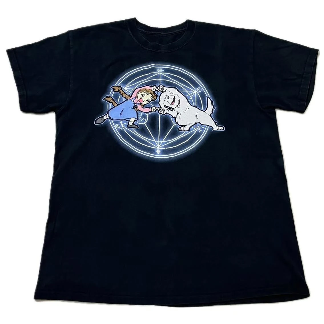 Anime Meme Fullmetal Alchemist Chimera Fusion Transmutation Circle Grafik T-Shirt Baumwolle Herren Damen T-Shirt Sommer Streetwear – Detail 2