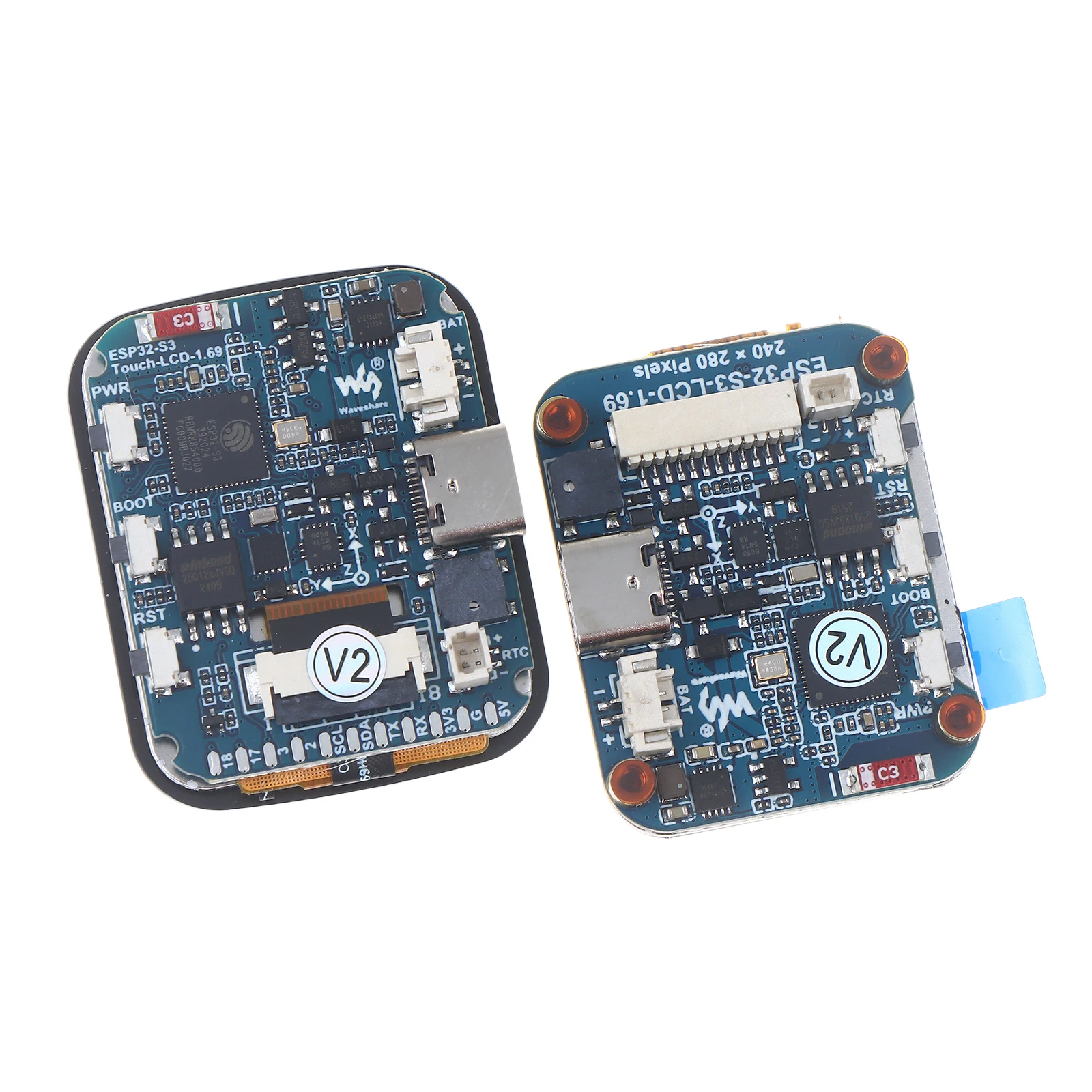 ESP32 Development Board 1.69-inch 262K IPS Touch LCD Display TFT LCD Screen Module 240×280 WiFi Bluetooth Smart Display