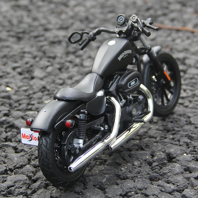 Maisto 1:12 Harley Davidson Sportster Iron 883 2014 Motorcycle Model Static Die Cast Vehicles Collectible Hobbies Moto Toy