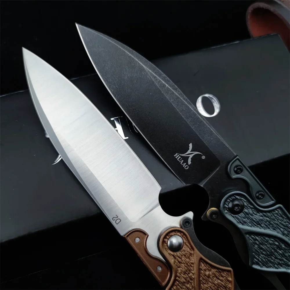 NEW Tactical Combat Folding Pocket Knife D2 Blade 420 Steel +T6 Aluminum Handle Outdoor Camping Hunting Knives Rescue EDC Tools