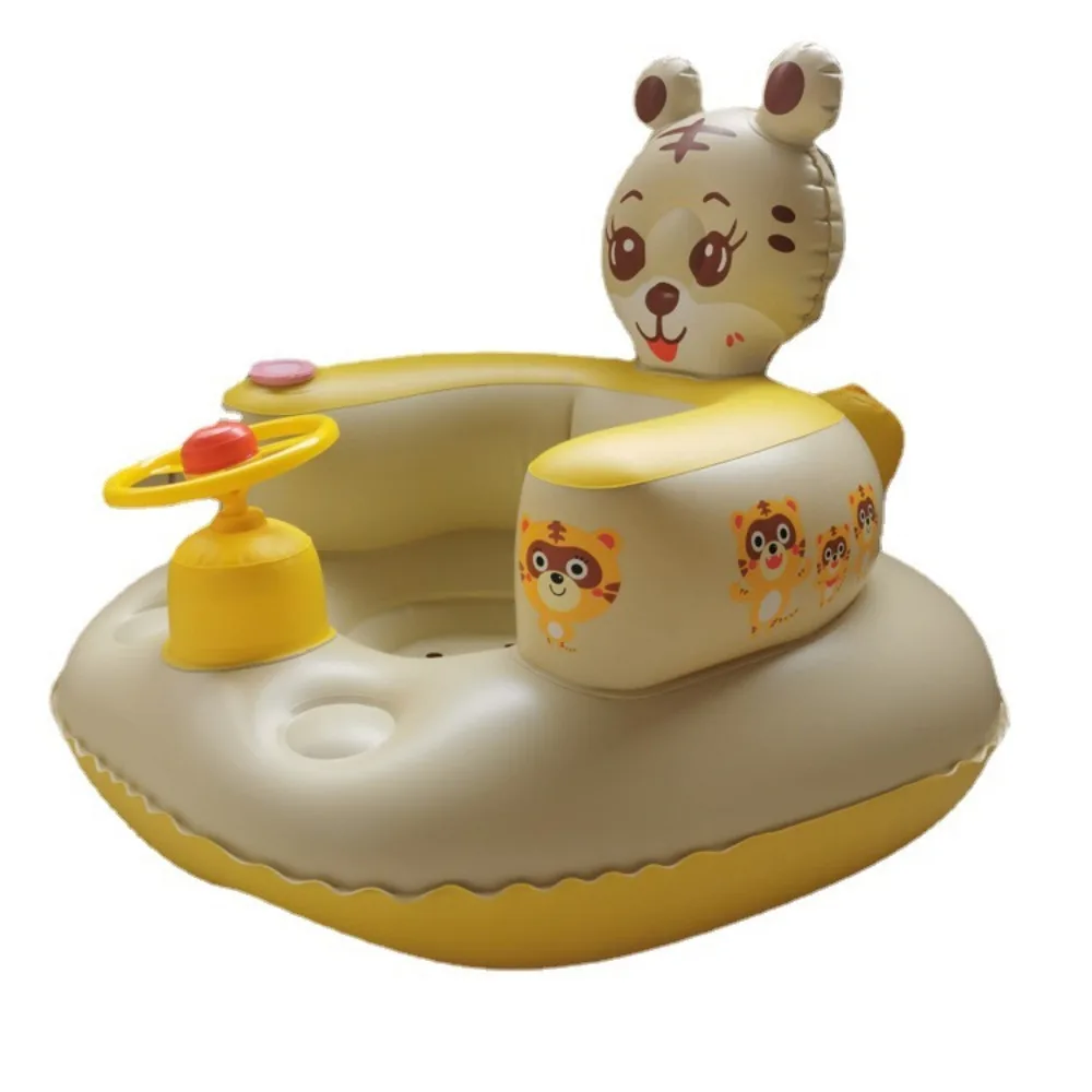 Portable Foldable Baby Inflatable Seat Back Support for Infant Bath Training Chair Shower Sofa Cushion Support Sofa Furniture