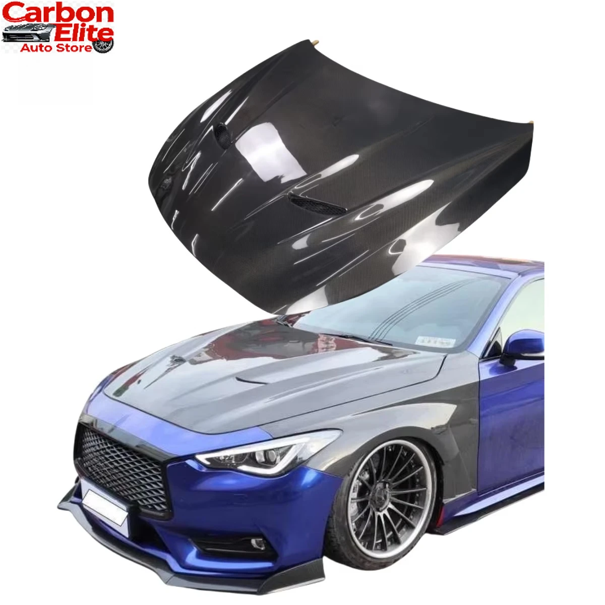 

Карбоновый капот для Infiniti Q60S CV37