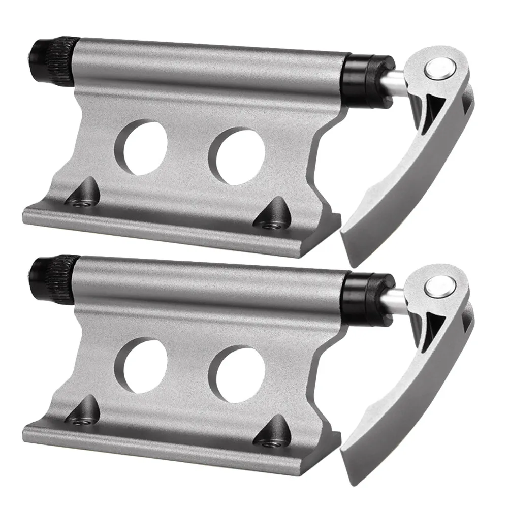 

2Pcs Quick Release Bike Fork Mount Aluminum Alloy Stable Bicycle Front Wheel Fixing Holder for Transportation Storage Rack