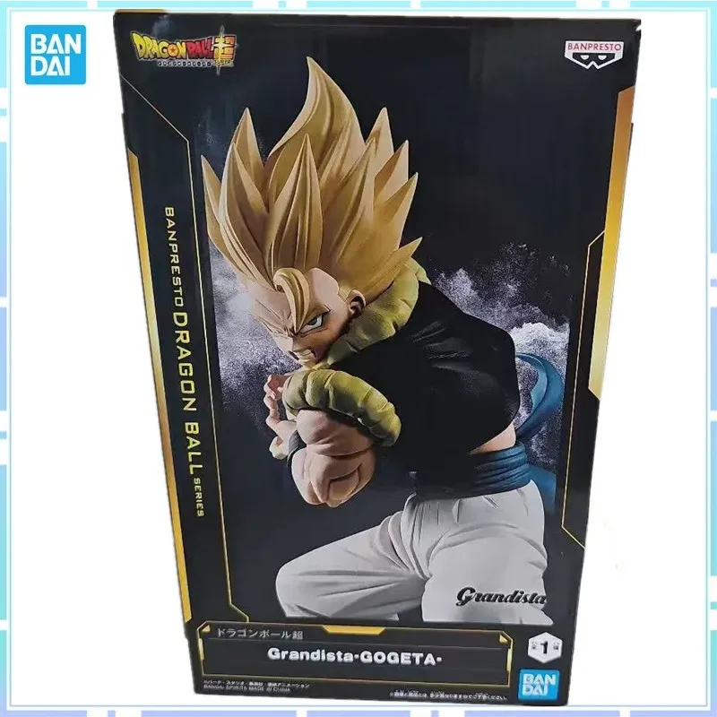 Bandai Originele Banpresto Anime Dragon Ball Z Grandista Super Saiyan Gogeta PVC Action Figure Collectible Model Toy Gifts