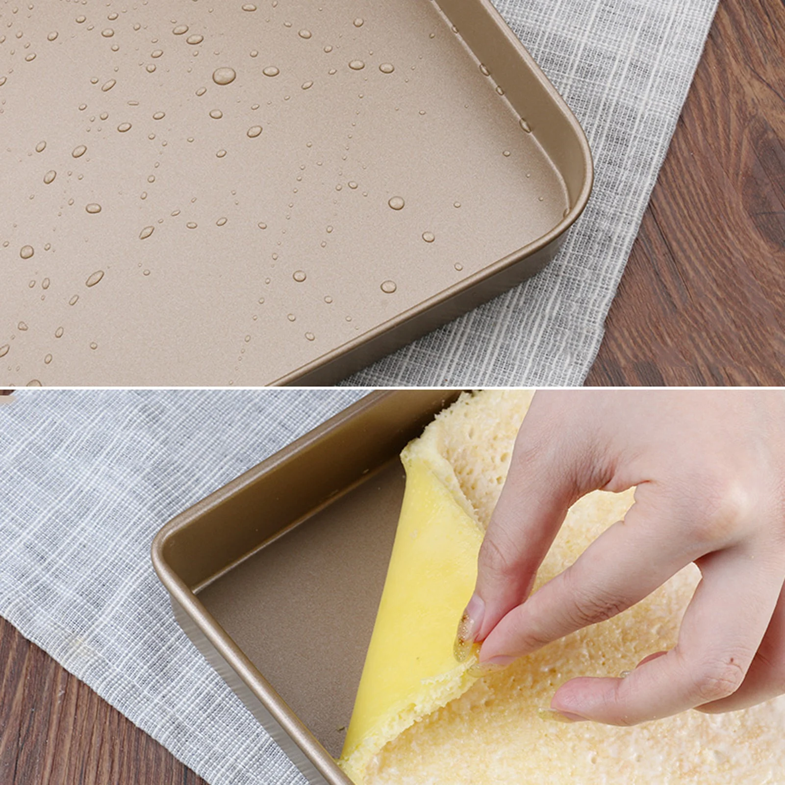 Rectangle Nonstick Baking Sheet Classic Bakeware Universal Baking Tool for Women Me Baking Accessory