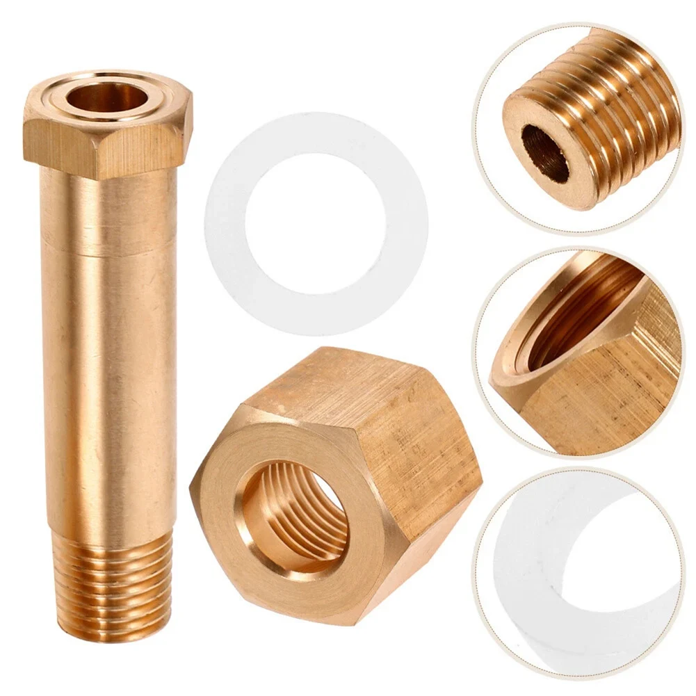 Kit de porca de conector de acessórios de válvula redutora de pressão com tampa de instalação e parafusos para proteção de tubulação