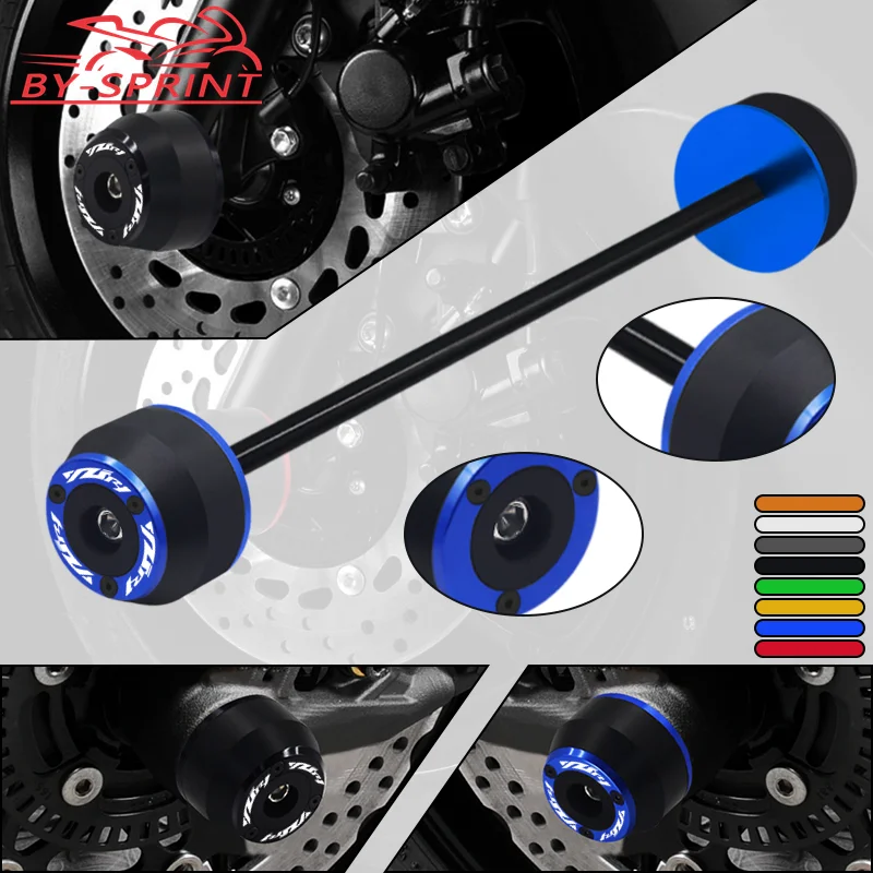 

For Yamaha R1 YZFR1 YZF R1M 2019-2022 High Quality Motorcycle Rear Wheel Axle Fork Wheel Falling Protector Crash Slider Cap