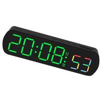 Multifunctional Clock for Bedroom Table LED Desk Loud Alarm Clocks Bedrooms Mirror Large Digital