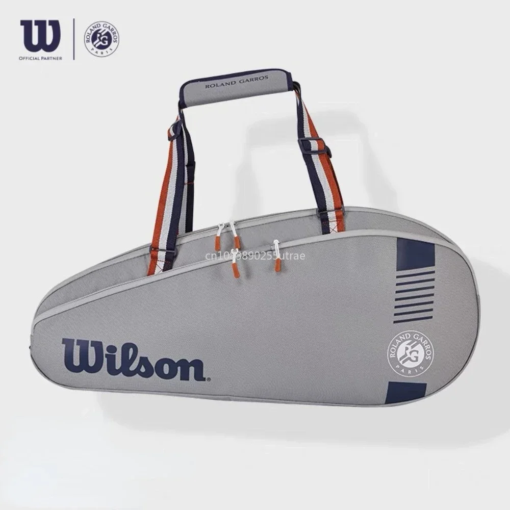 wilson-team-6pk-borsa-roland-garros-wr-8019101001-borse-unisex-grigie-due-scomparti-principali-imbottitura-con-tracolla-regolabile