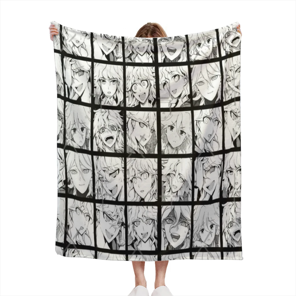 

Nagito Manga Collection Thin Blanket Soft comforter sets throw for Couch Warm Flannel Blankets Bedroom Summer Blanket