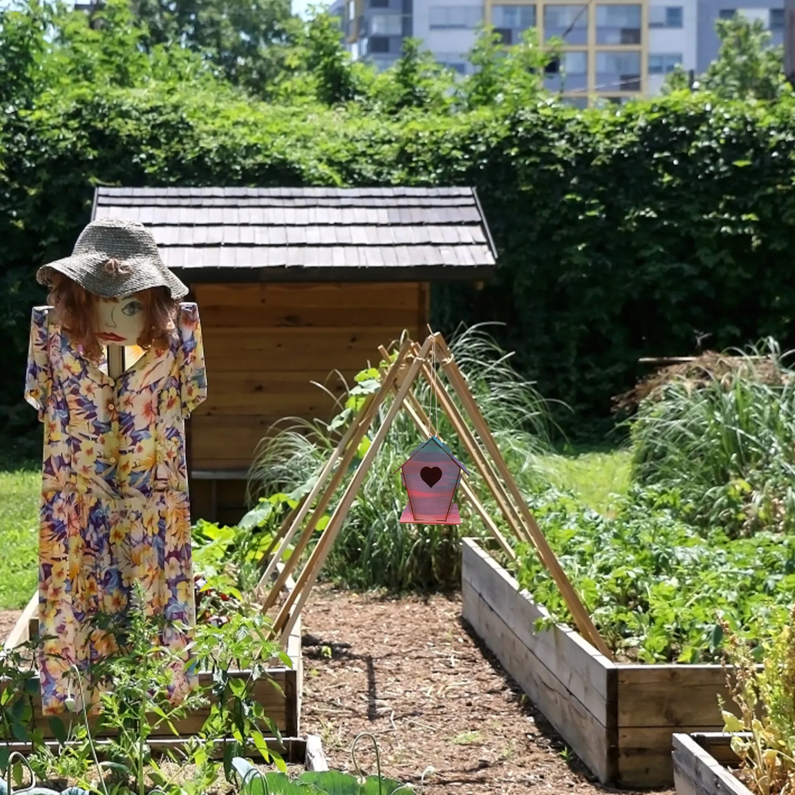 2 Kits de Nichoirs à Oiseaux DIY en Bois, Nid d'Oiseau en Bois pour l'Art du Graffiti des Enfants, Artisanat, Cabane en Bois Légère pour Oiseaux de Compagnie, Bar à Fleurs