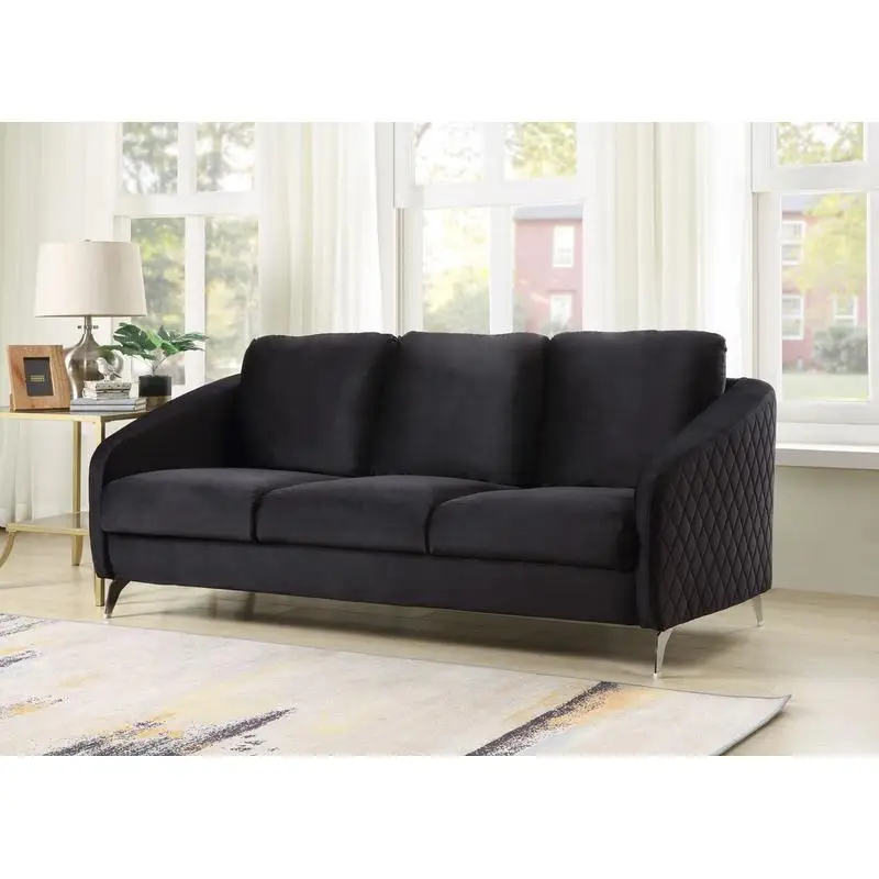 Modern Chic Velvet Sofa Couch 77.5