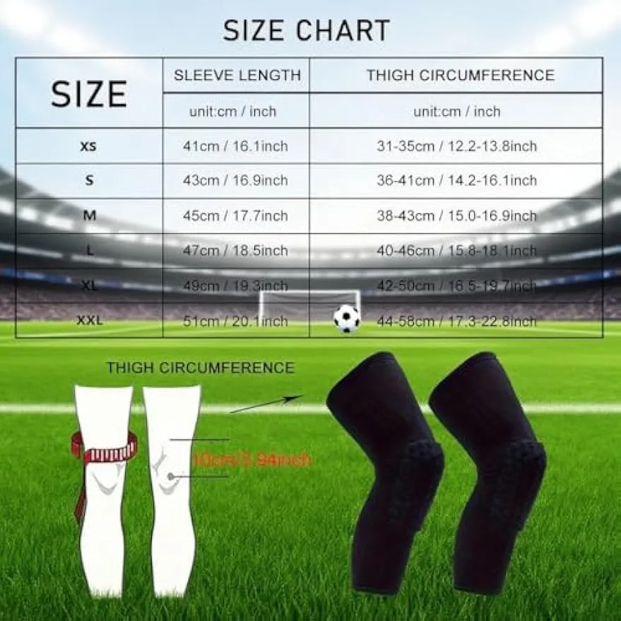 1pc Basketball Knee Pads Sleeves,Knee Compression Sleeves Men Women,EVA Honeycomb Leg Compression Sleeve Outdoor Sports Sleeve