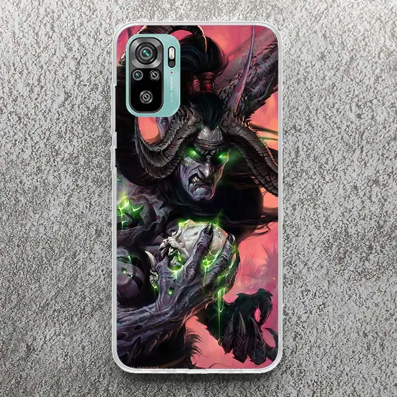 W-World Of W-Warcraft W-Wow Phone Case For Xiaomi Redmi 9 9A 9C 9T 10 10A 10C 12 12C 8 8A 7 7A 6 6A S2 K20 K40 Pro Soft Silicone