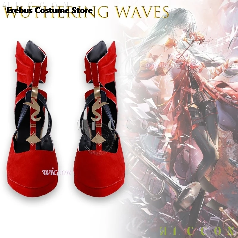 

Костюм на Хэллоуин Disfraz ‌ Обувь для косплея Wuthering Waves Phrolova, новый стиль, аниме-игровой наряд, полный комплект, сексуальный наряд, аутентичный де