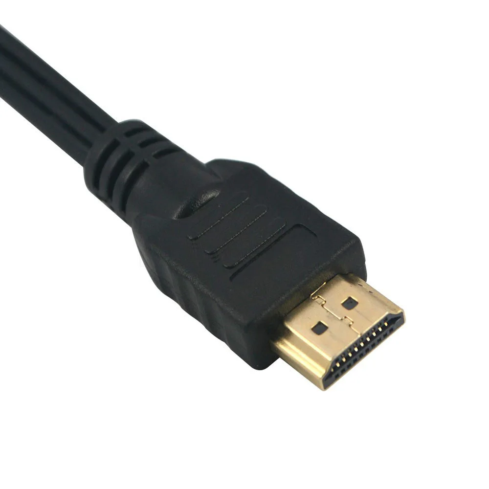 1080P HDMI-compatible to 3 RCA Cable HDMI-compatible to AV Male Adapter Audio Video Cable for DVD HDTV to 3RCA Cable 1M