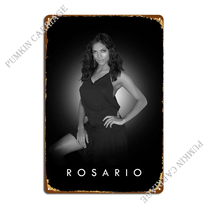 Rosario Dawson Metal Sign Funny Create Custom Cinema Tin Sign Poster