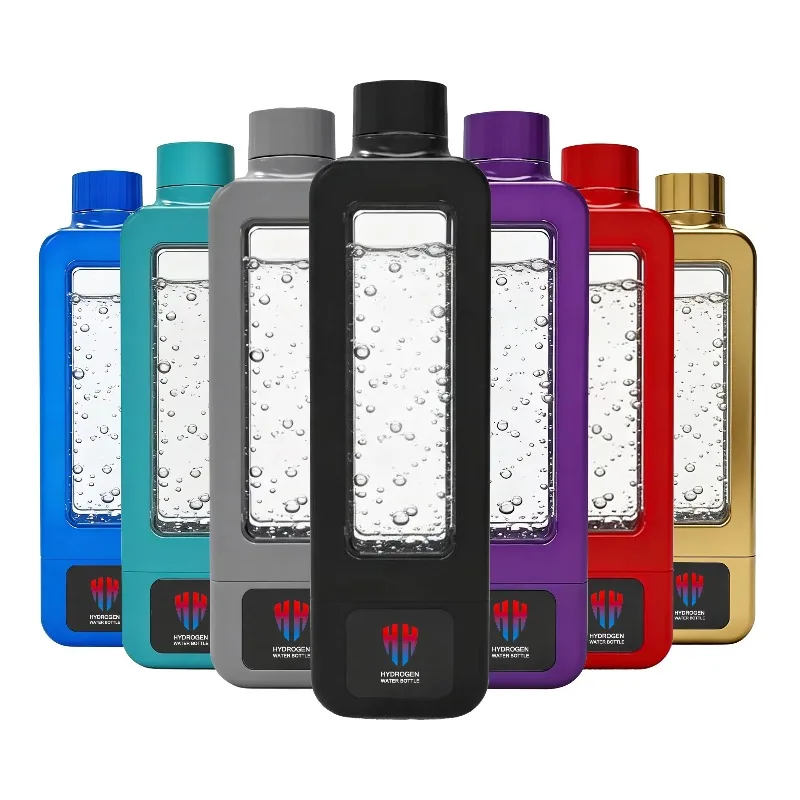 2026New Model 8000ppb Smart Hy drogen Water Bottle, 400ml Capacity, Supports Inductive Charging, Backwashing Disinfection System