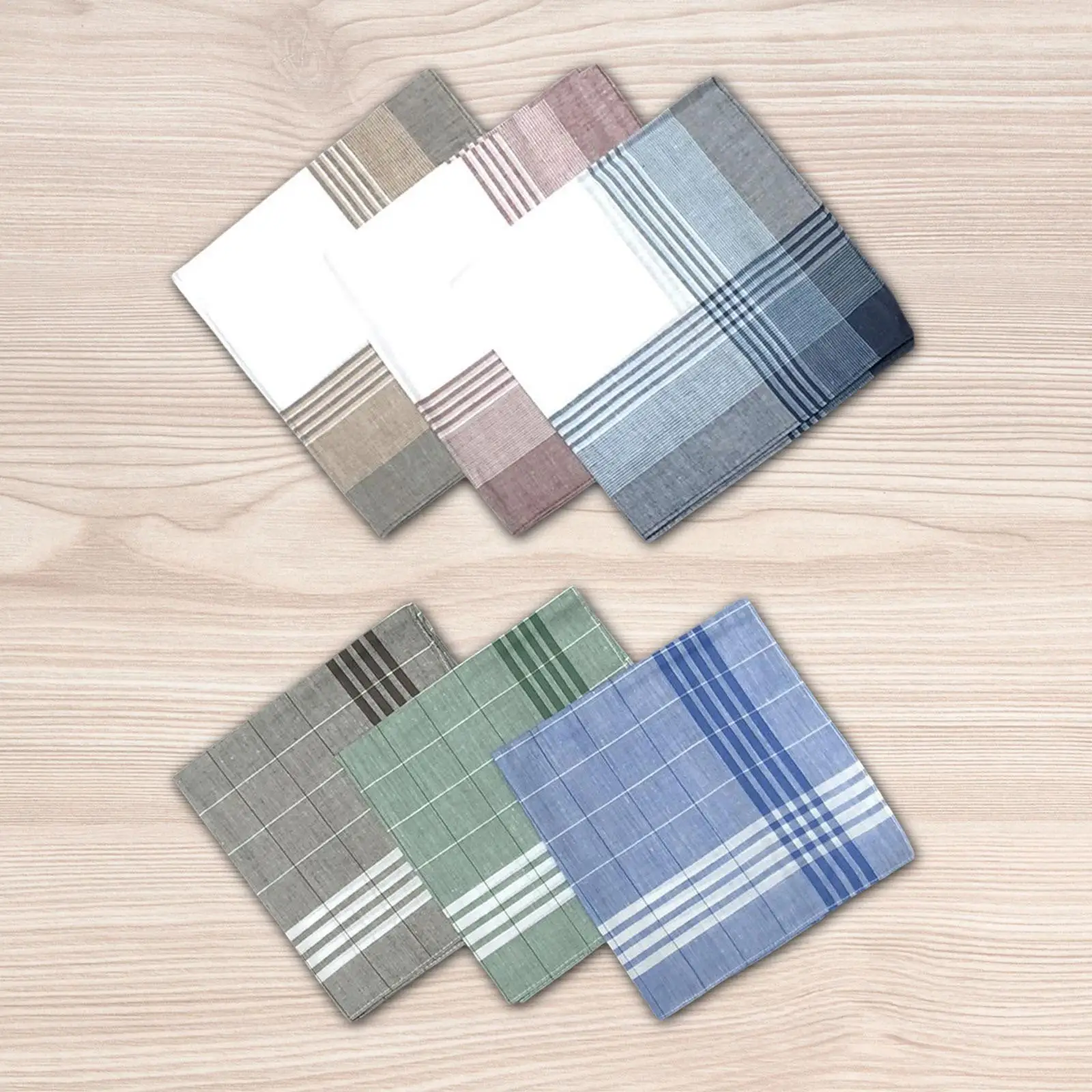 6x مناديل رجالية مناديل رجالية جيب مناسب للآباء وعرسان الزفاف #2