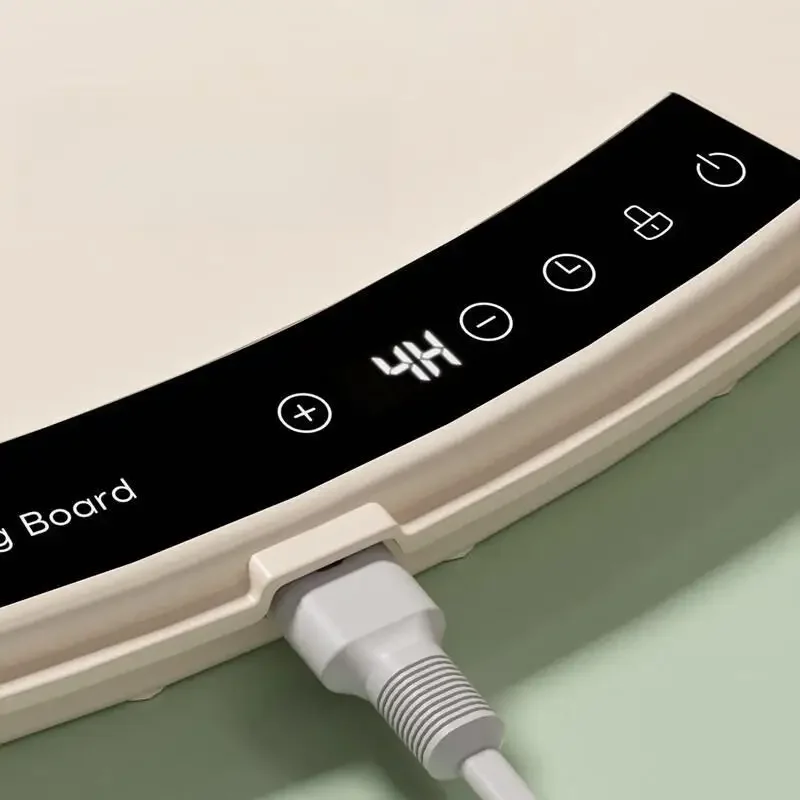 Podgrzewacz do potraw elektryczny FDLAI 60x45cm Soft Roll do przechowywania podgrzewacz do kubków wielofunkcyjny mata na stół grzewczy rozrząd 4h 220V