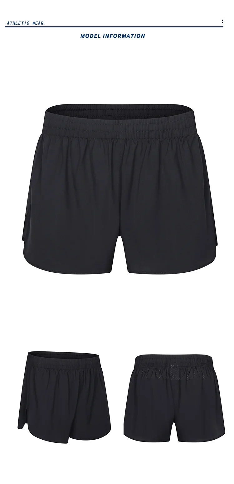 2026quick-drying sports shorts men's breathable mesh fitness pants running marathon track and field three-point pants 4006