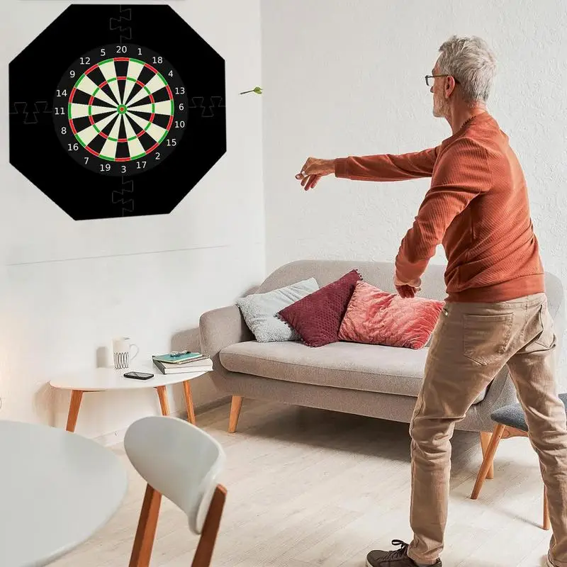 Dartboard Wall Protector Octagonal Dartboard Surround Protector Splicing Dartboard Surround Wall Protector Multifunctional Dart