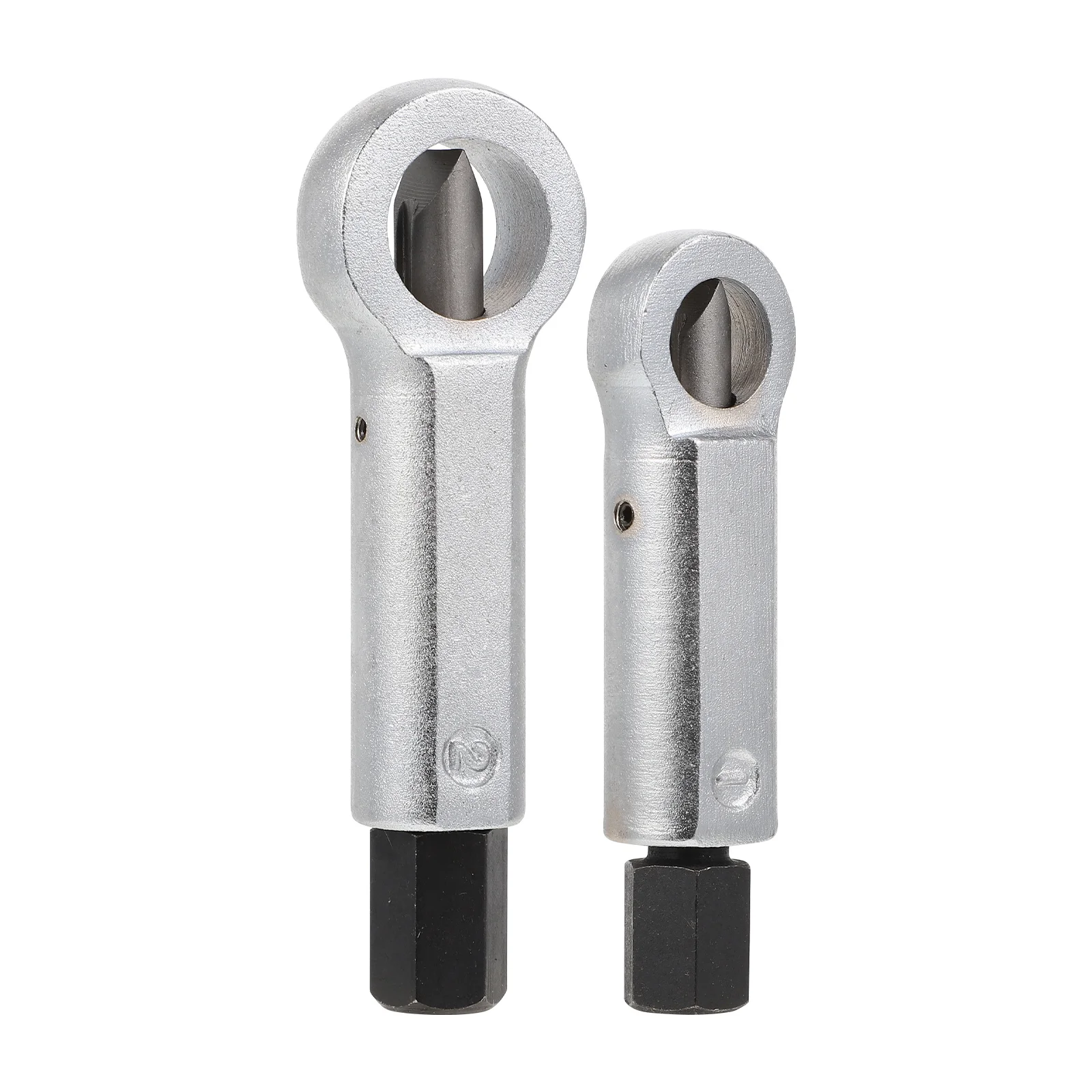 

2Pcs Nut Splitter Heavy Duty Steel Mirror Polished for Corroded Nuts Removal Auto Mechanic Tool Set with High