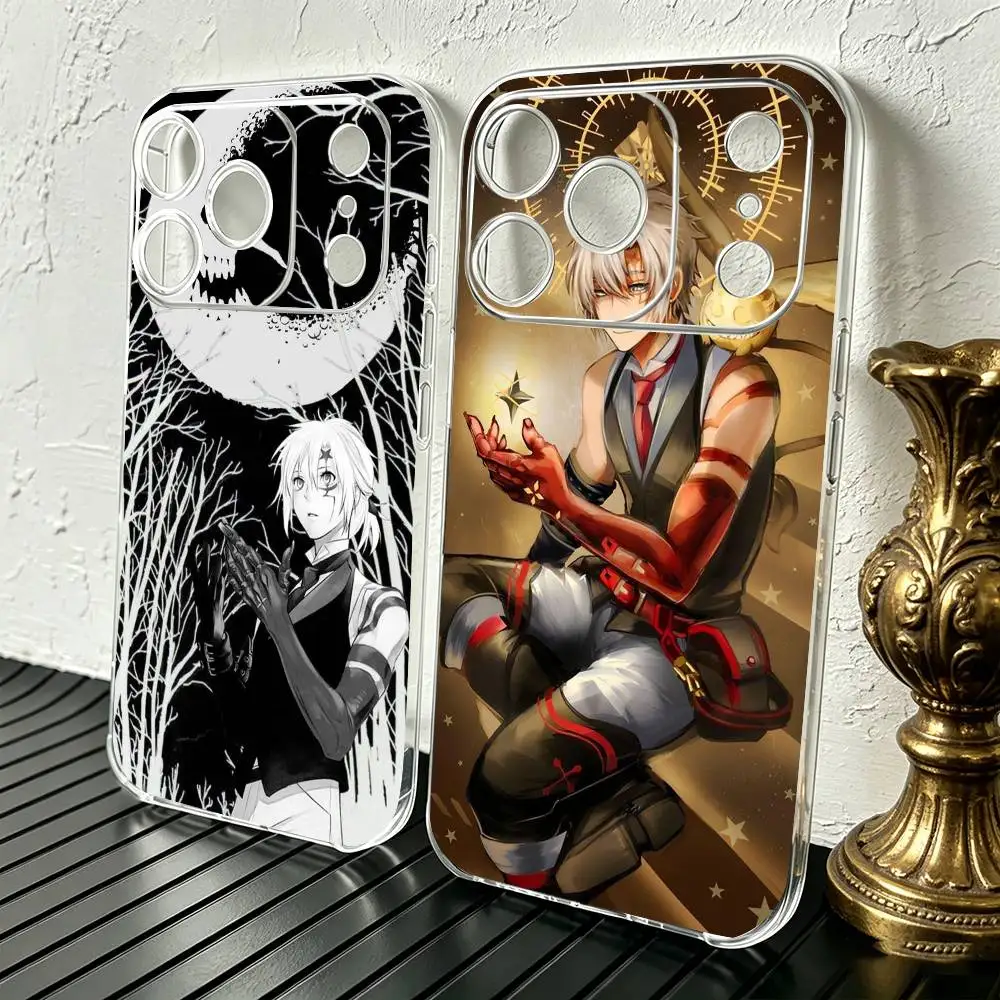 

D.Gray-man Allen Walker Phone Case Transparent Silicone Soft For iPhone 17 16 15 14 13 12 11 Mini Pro Max Plus
