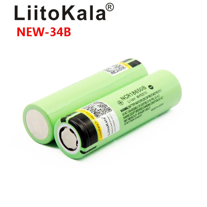 LiitoKala nowa oryginalna bateria litowa NCR18650B 3.7 v 3400 mah 18650 akumulator litowy