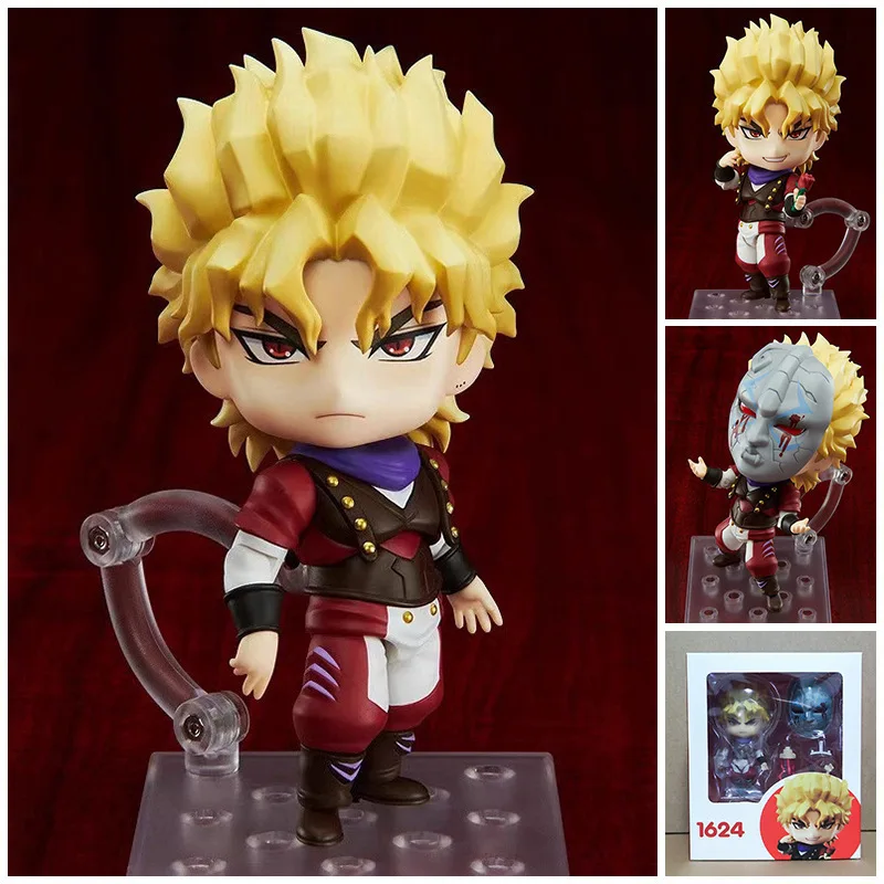 1624 Dio Brando Jojos Bizarre Adventure Interchangeable Face Movable Boxed Action Figure Collectible For Anime Fans